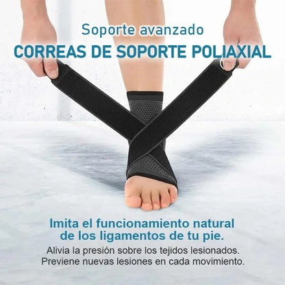 Tobillera con correas de sujeción