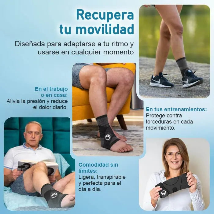 Tobillera con correas de sujeción