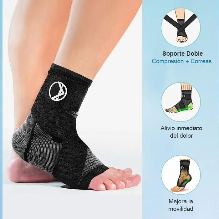 Tobillera con correas de sujeción